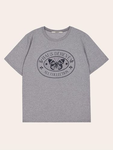 Butterfly Classic T-shirt [Gray] - DEHEVE - Modalova