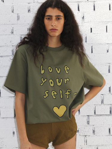 Love Yourself T-shirt - Khaki - jijivisha - Modalova