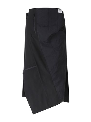 Patchwork Wrap Skirt - Black - RE;CODE - Modalova