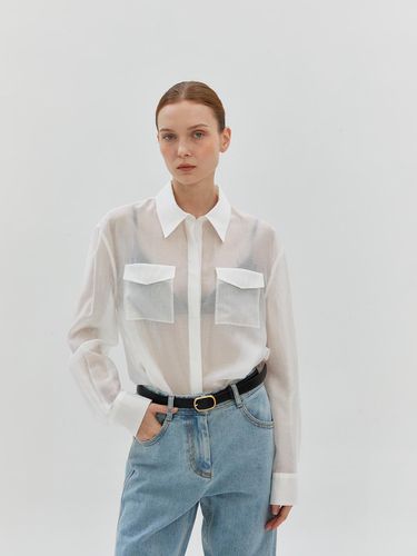 Front Pocket Shirt - White - MIMEME - Modalova