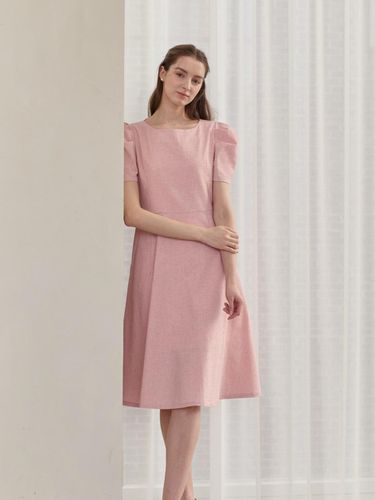 Lilly Linen A-line Dress - Pink - MEZARR DE VON - Modalova