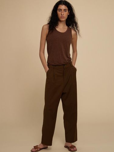 Morish Slacks - Brown - jijivisha - Modalova