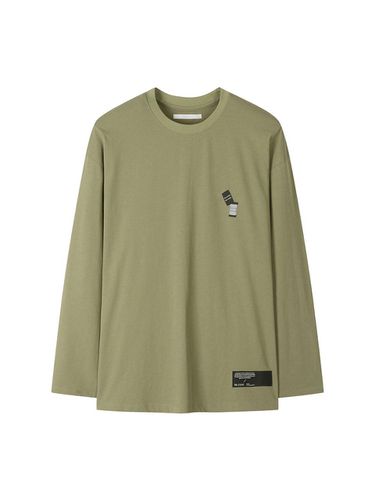 Label patched long-sleeve T-shirt _ - RE;CODE - Modalova