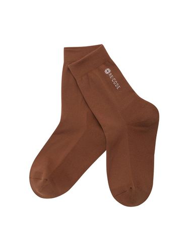 Regular Logo Socks_Brown - RE;CODE - Modalova