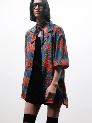 Tiger-Printed Bowling Shirt[(Unisex)]_UTS-SS04 - UNTAGE - Modalova