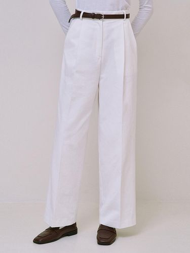 Basic Wide Cotton Pants - DEHEVE - Modalova