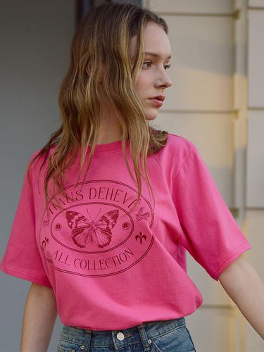 Butterfly Classic T-shirt [Pink] - DEHEVE - Modalova