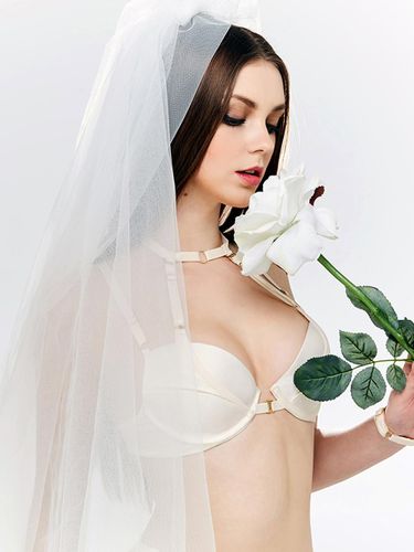 Bridal Choker Bra - AGNEL - Modalova