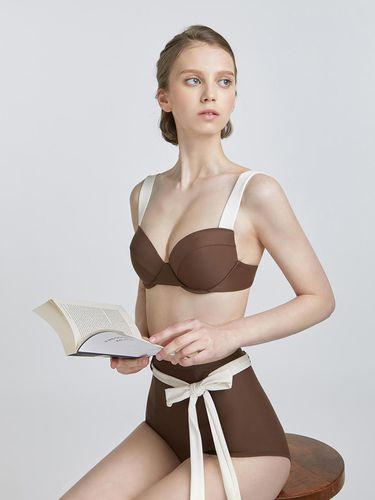 Bow Tie Bra_Mocha - AGNEL - Modalova