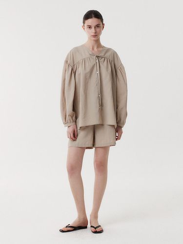 Rayon Shorts_Beige - EAAH - Modalova