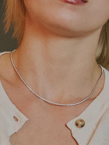 Classic Tennis Necklace - Denu - Modalova