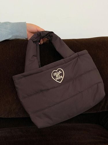 Water-repellent) Padded Tote Bag_Brown - DEAR MY DEER - Modalova