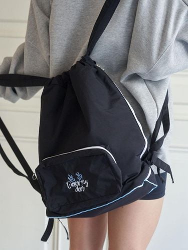 Water-repellent) Nylon Backpack_Black - DEAR MY DEER - Modalova