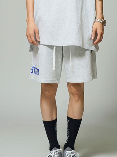 STGM Logo Short Pants_White Melange - STIGMA - Modalova