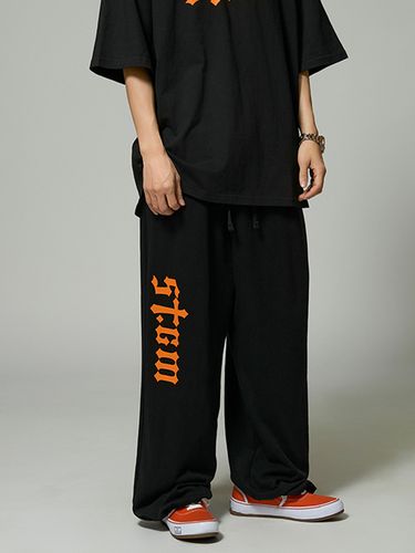 STGM Logo Super Wide Jogger Pants_Black - STIGMA - Modalova