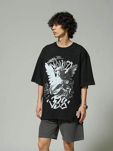 Angel Oversized Short Sleeve T-shirt_Black - STIGMA - Modalova