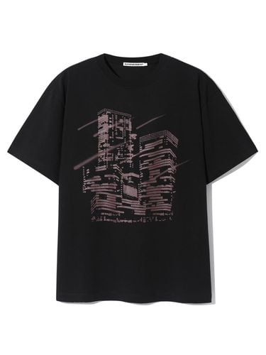 Meteor Building Graphic T-shirt_Black - BASEMOMENT - Modalova