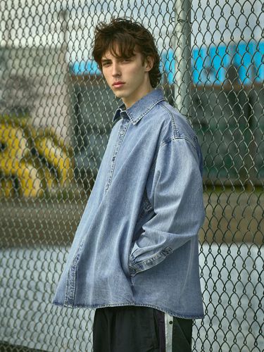 FLUKE Oversized Denim Shirt Jacket - Fluke - Modalova