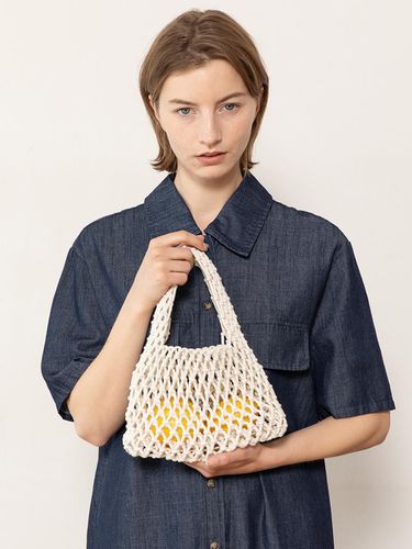 Net Tote Bag _ White - JMARK New York - Modalova