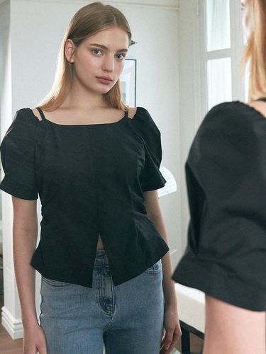 Felicity Puff Slit Blouse - MICANE - Modalova