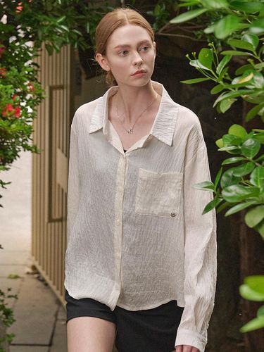 Loose Fit Linen Shirt - MICANE - Modalova