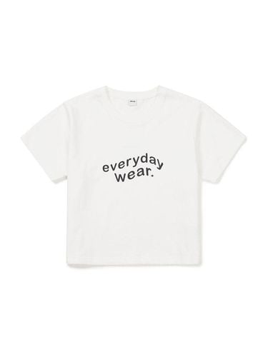 Letter Play HF T-shirt_Every White - Mmlg Women - Modalova