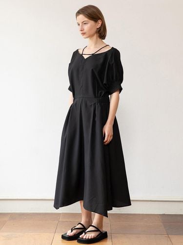 Drop Shoulder Dress_Black - JMARK New York - Modalova