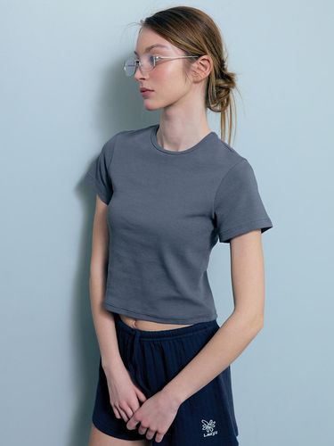 Day Crop T-shirt (3 Color) - lazyz - Modalova