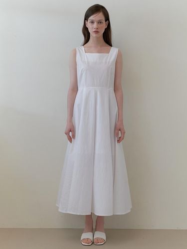 Square Neck French Dress_White - KINDABABY - Modalova