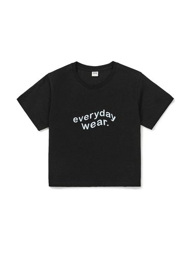 Letter Play HF T-shirt_Every Black - Mmlg Women - Modalova