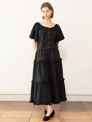 Cancan Frill Skirt_Black - JMARK New York - Modalova