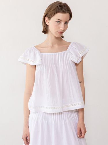 Cotton Blouse_White - JMARK New York - Modalova