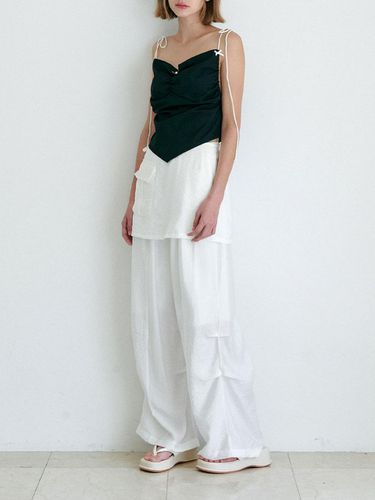 Layered Skirt Pants / White - MOIFAIRE - Modalova