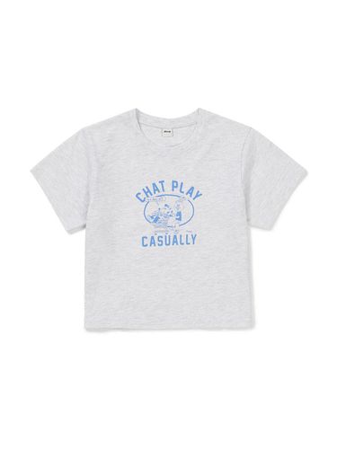 NOYISIN Grocery HF T-shirt_Ash Grey - Mmlg Women - Modalova