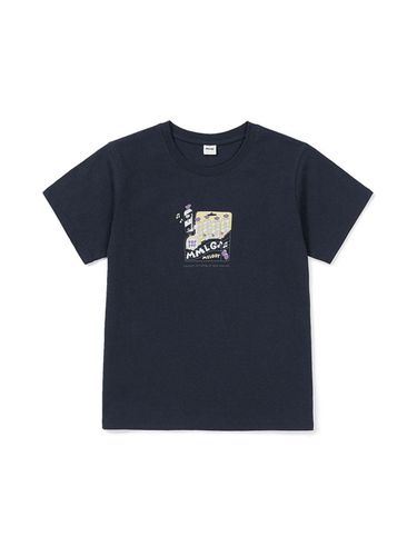 NOYISIN Whistle Candy HF T-shirt_Authentic Navy - Mmlg Women - Modalova