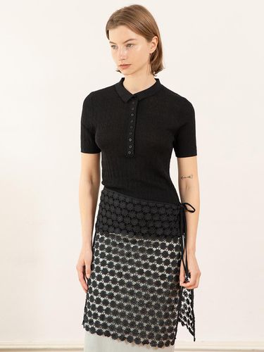 Layered Lap Skirt_Black - JMARK New York - Modalova