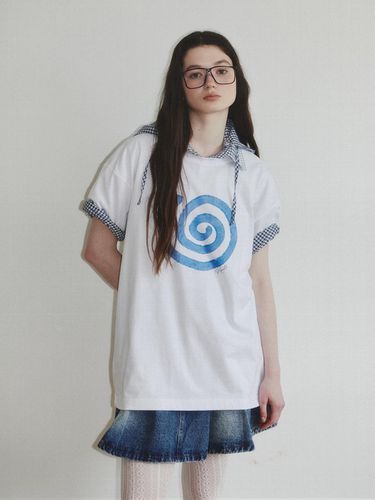 Blow Wind Graphic T-shirt - White - KINETO - Modalova