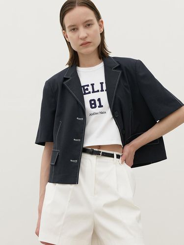 Zena Stitch Short Jacket - Atelier Nain - Modalova