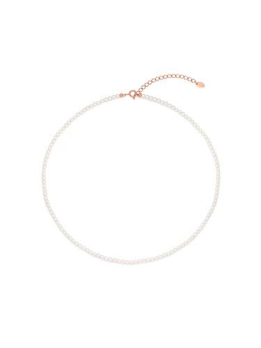 Silver Pearl Necklace - STONEHENgE - Modalova