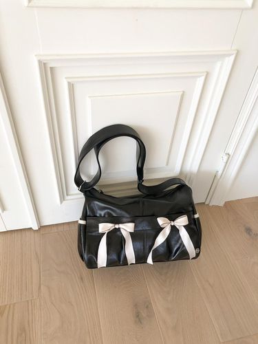 Ribbon Duffel Bag_Black - ovuni - Modalova