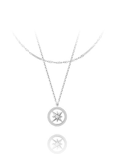 Polaris Silver Necklace - STONEHENgE - Modalova