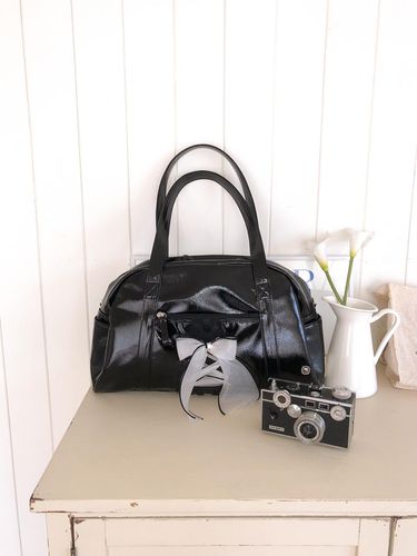 Daily Ribbon Gym Bag_Enamel Black - ovuni - Modalova