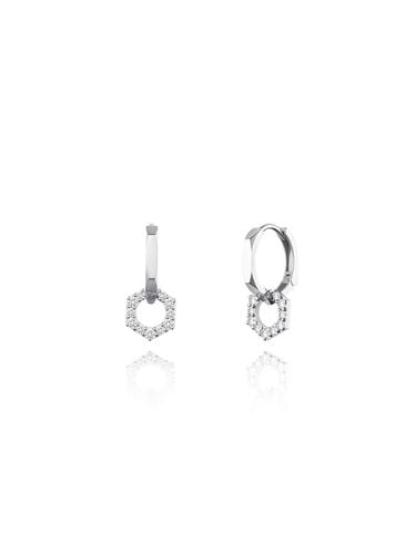 Connection Silver One Touch Earring - STONEHENgE - Modalova