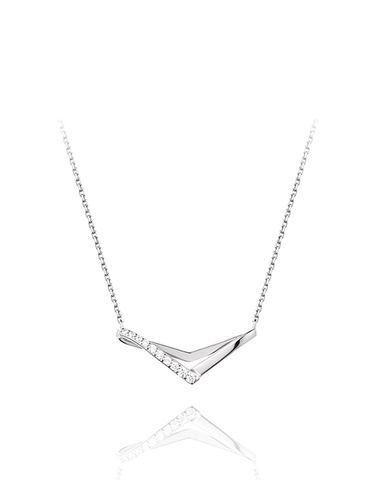 Edge Silver Necklace - STONEHENgE - Modalova