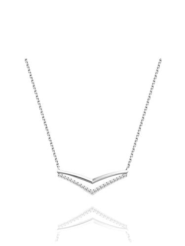 Edge Silver Necklace - STONEHENgE - Modalova