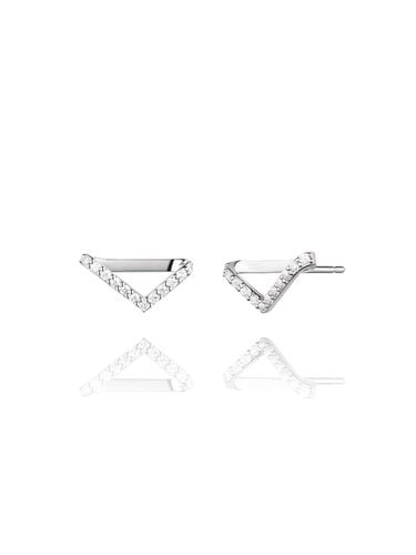 Edge Silver Earring - STONEHENgE - Modalova