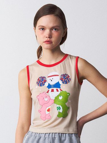 Cheer Up Care Bear Backless String Sleeveless Top - beyondcloset - Modalova