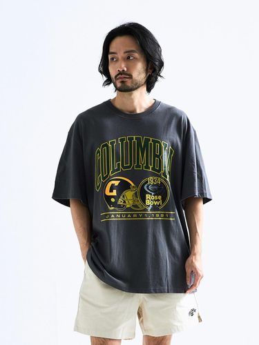 CU 90s Rosebowl Football T-shirt_Charcoal - Columbia University - Modalova