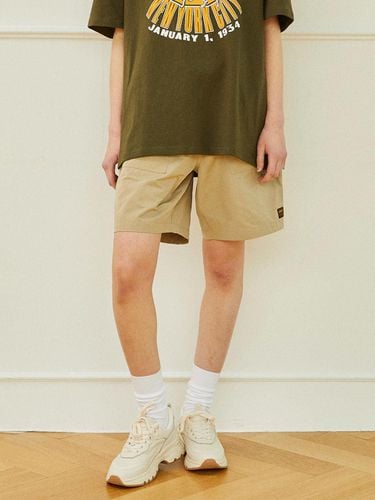 Mil-Label Cotton Short Pants_Beige - Columbia University - Modalova