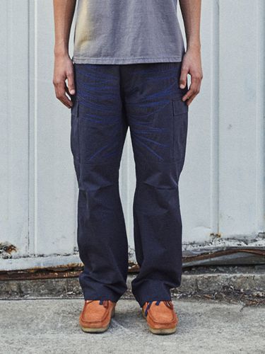 Cosmo Cotton Stitch Pants_Navy - OGARP - Modalova